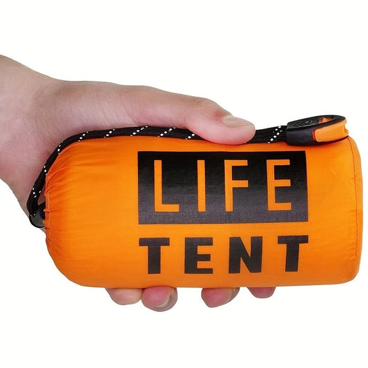 Life Tent 2 Person Bivy Emergency Shelter with Survival Whistle